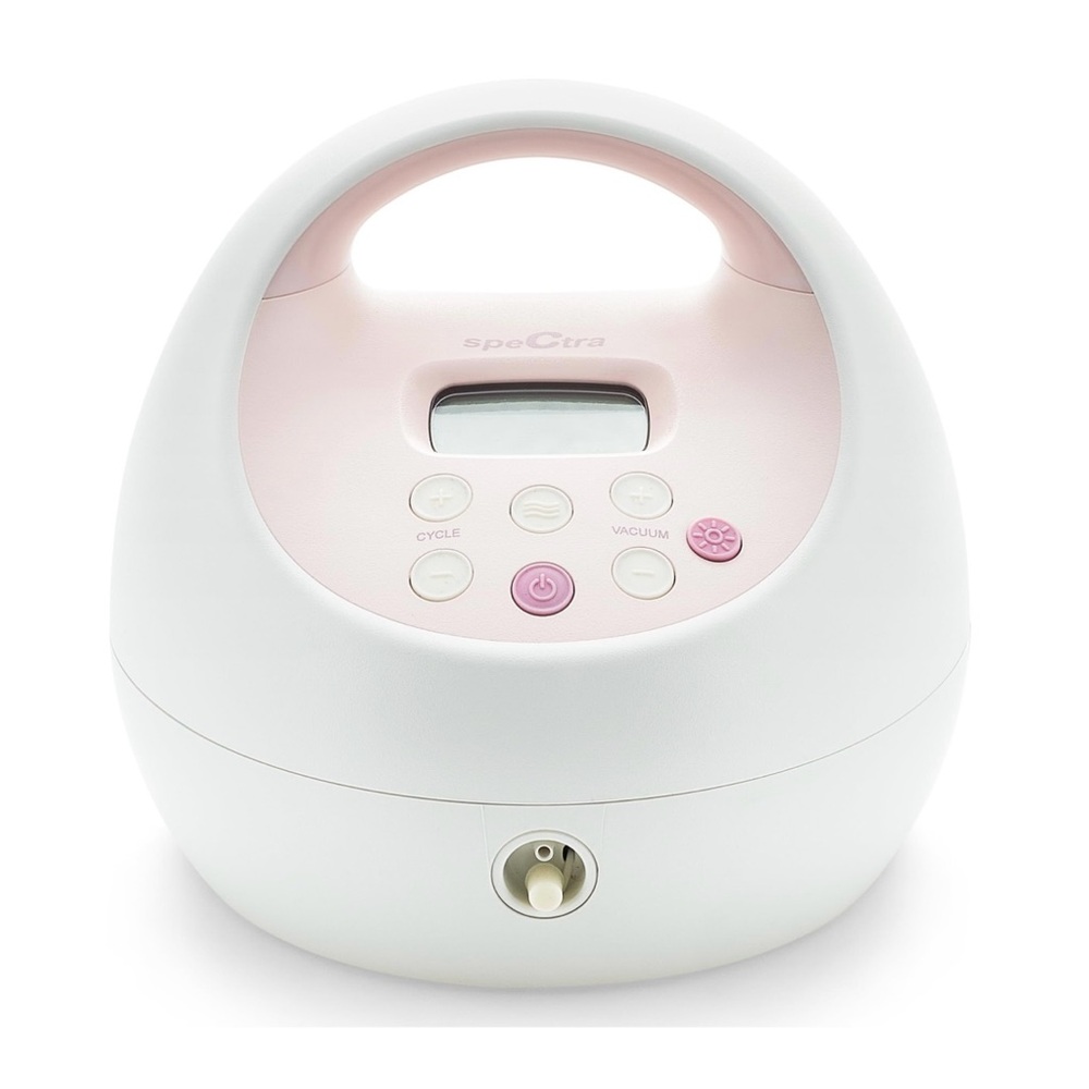Spectra S2 Plus Electric Breast Pump - White & Light Pink